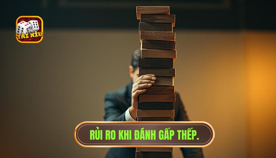 Những hiểu lầm về tài xỉu: Đập tan định kiến và cái nhìn đa chiều từ chuyên gia 3 3. Rủi ro khi đánh gấp thếp.